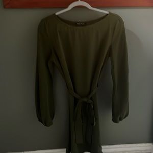 Army green SHEIN dress